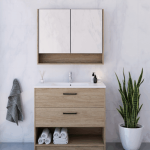 Timberline - San Remo - SAN-SC-900-D-G - 900mm Shaving Cabinet