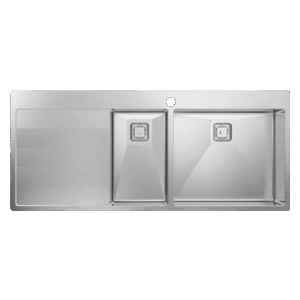 Abey - Lugano - ST460DU - 1 and 3/4 Bowl Inset Sink