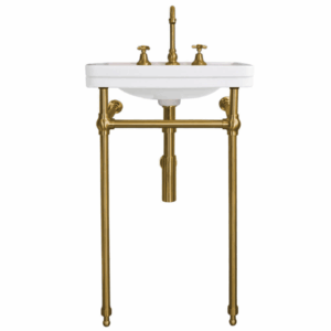 Turner Hastings - ST582BS-BB - Stafford 58 x 45 Nuovo Basin Stand - Brushed Brass