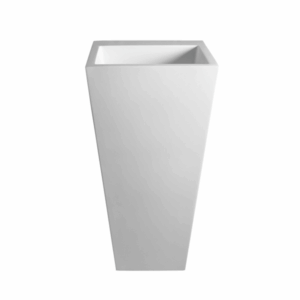 DADOquartz® - Edith - SWMBAS52 - Pillar Basin 820 - Matte / Satin White