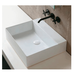 Studio Bagno - Shard 50 - SHA50 - Bench / Wall Basin - Gloss White