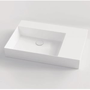 Studio Bagno - Shard 81 X - SHA81L - Bench/Wall Basin - Gloss White