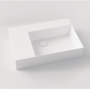 Studio Bagno - Shard 65 X - SHA65R - Bench/Wall Basin - Gloss White