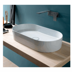 Studio Bagno - Shard X Oval - SHAXOV - Above Counter Basin - Gloss White