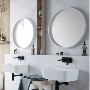 Studio Bagno - Silo - SI008 -  Round Mirror - Matte White