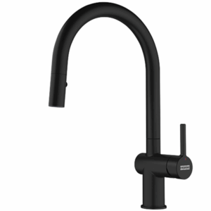 Franke - TA7791MB - Active Pull-Out Swivel Tap Round - Matte Black