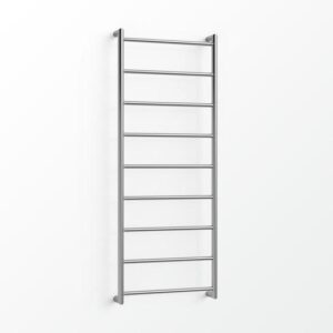 Avenir - Abask - TLH2-130x48-LV_MS - 130x48cm Heated Towel Ladder - Stainless Steel