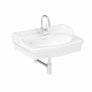 ADP - Castellana - TOPCCAS070CGW - Ceramic Wall Basin 700mm 1TH - Gloss White