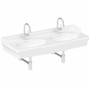 ADP - Castellana - TOPCCAS126CGW - Ceramic Wall Basin 1260mm 1TH - Gloss White