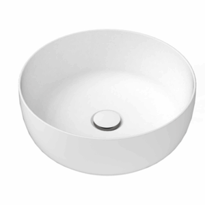 ADP - Glam - TOPCGLR390GW - Round Above Counter Basin 390mm - Gloss White