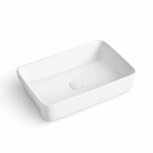ADP - Lino - TOPCLIN5938GW - Ceramic Semi-Recessed Basin - Gloss White