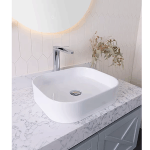 ADP - Louie - TOPCLOU4537GW - Ceramic Above the Counter Basin - Gloss White