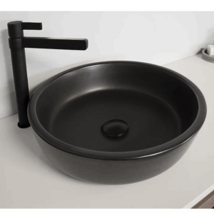 ADP - Resort - TOPCRESBK - Ceramic Above the Counter Basin - Matte Black