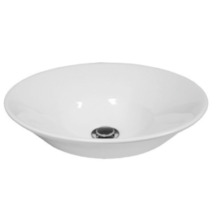 ADP - Venus White - TOPCVENWH - Ceramic Semi-Inset Basin - Gloss White