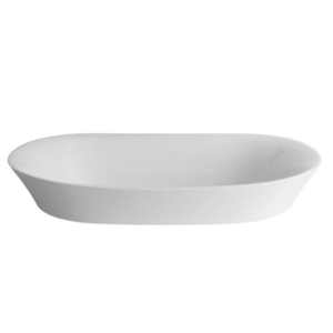 ADP - Rise - TOPPRIS5636WG - Cast Marble Semi-Inset Basin - Gloss White