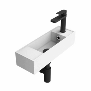 ADP - Eon - TOPSEON45WG - Solid Surface Wall Hung Basin - Gloss White