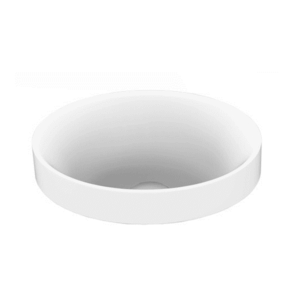 ADP - Joy - TOPSJOY2819WG - Solid Surface Semi-Inset Basin - Gloss White