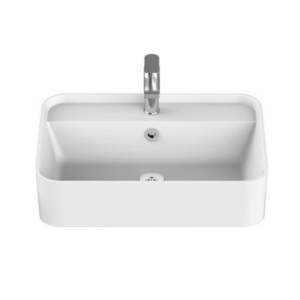 ADP - Miya - TOPSMISR55WG - Solid Surface Semi-Recessed Basin 550mm - Gloss White