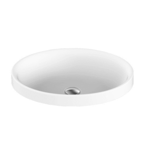 ADP - Dignity - TOPTDIG5037-G - Solid Surface Semi-Inset Basin - Gloss White