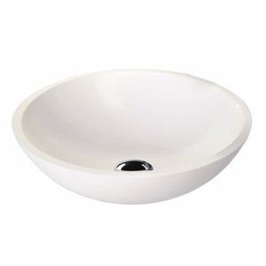 ADP - Karma - TOPTKAR412-G - Solid Surface Above the Counter Basin - Gloss White