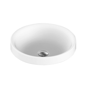 ADP - Respest - TOPTRES400-G - Solid Surface Semi-Inset Basin - Gloss White