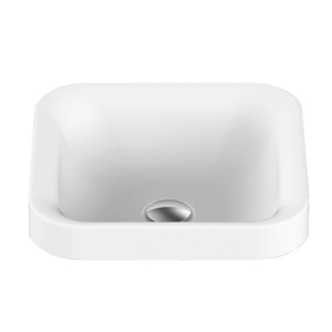 ADP - Truth - TOPTTRU3737-G - Solid Service Semi-Inset Basin - Gloss White