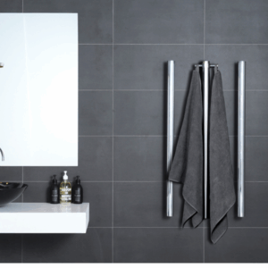Hydrotherm - Tube Series - T3-CP - Triple Combination Tube Heated Towel Rail 900mm