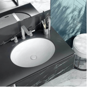 Victoria + Albert - Kaali 60 - UB-KAA-60-IO - Oval Undercounter Basin - White