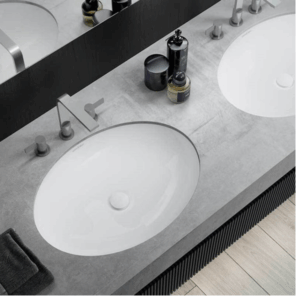 Victoria + Albert - Kaali 65 - UB-KAA-65-IO - Oval Undercounter Basin - White