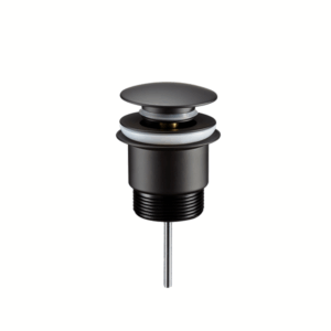 Turner Hastings - Waste Outlets - USM40AMB - Universal 32/40mm Two Piece Mushroom brass Pop-up Waste - Matte Black