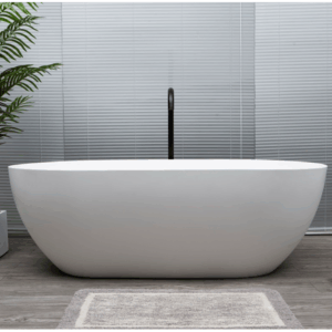 KasKadeStone - Lucia - VX12 1400 - Lightweight Freestanding Bath 1400 - Matte White