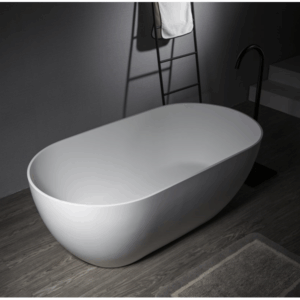 KasKadeStone - Lucia - VX12 1600 - Lightweight Freestanding Bath 1600 - Matte White