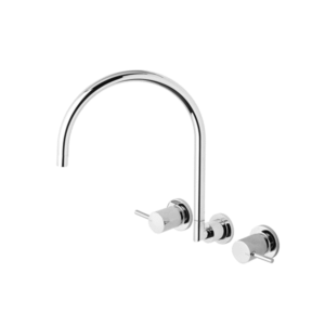 Phoenix - Vivid Pin Lever - VP810-00-1 - Wall Kitchen Sink Set Gooseneck