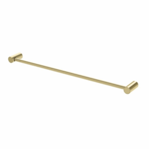 Phoenix - Vivid Slimline  - 111-8010-12 - Single Towel Rail 600mm - Brushed Gold