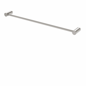 Phoenix - Vivid Slimline  - 111-8010-40 - Single Towel Rail 600mm - Brushed Nickel