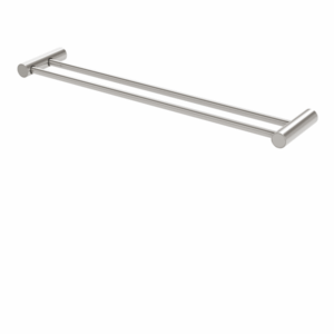 Phoenix - Vivid Slimline  - 111-8110-40 - Double Towel Rail 600mm - Brushed Nickel