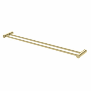 Phoenix - Vivid Slimline  - 111-8130-12 - Double Towel Rail 800mm - Brushed Gold