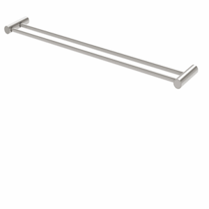 Phoenix - Vivid Slimline  - 111-8130-40 - Double Towel Rail 800mm - Brushed Nickel