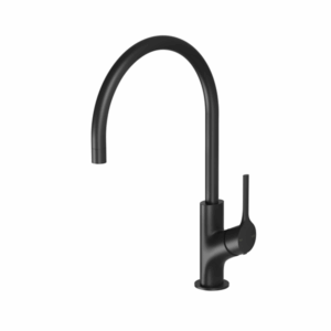 Phoenix - Vivid Slimline Oval - VV733 MB - Kitchen Sink Mixer 220mm Gooseneck - Matte Black
