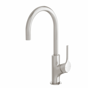 Phoenix - Vivid Slimline Oval - VV735-40-1 - Kitchen Sink Mixer 160mm Gooseneck - Brushed Nickel
