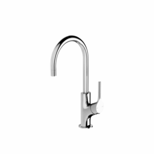 Phoenix - Vivid Slimline Oval - VV735 CHR - Kitchen Sink Mixer 160mm Gooseneck - Chrome