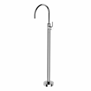 Phoenix - Vivid Slimline Oval - VV745-00 - Floor Mounted Bath Mixer - Chrome