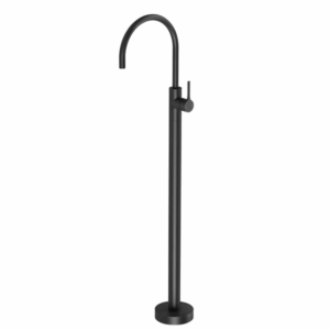 Phoenix - Vivid Slimline Oval - VV745-10 - Floor Mounted Bath Mixer - Matte Black