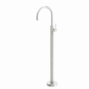 Phoenix - Vivid Slimline Oval - VV745-40 - Floor Mounted Bath Mixer - Brushed Nickel