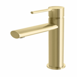 Phoenix - Vivid Slimline Oval - VV770-12 - Basin Mixer - Brushed Gold