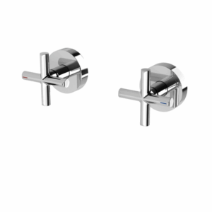 Phoenix - Vivid Slimline Plus - 119-0670-00-1 - Wall Top Assemblies 15mm Extended Spindles - Chrome