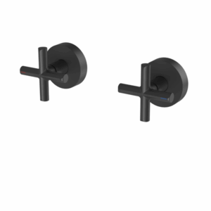 Phoenix - Vivid Slimline Plus - 119-0670-10-1 - Wall Top Assemblies 15mm Extended Spindles - Matte Black