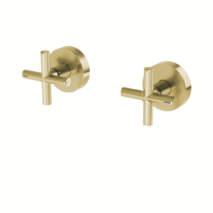 Phoenix - Vivid Slimline Plus - 119-0670-12-1 - Wall Top Assemblies 15mm Extended Spindles - Brushed Nickel