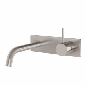 Phoenix - Vivid Slimline Up - 112-7813-40-1 - Wall Basin / Bath Mixer Set - Brushed Nickel