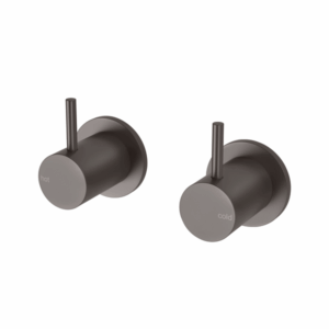 Phoenix - Vivid Slimline - VS067-31 - Wall Top Assemblies - Extended 15mm Spindles - Brushed Carbon
